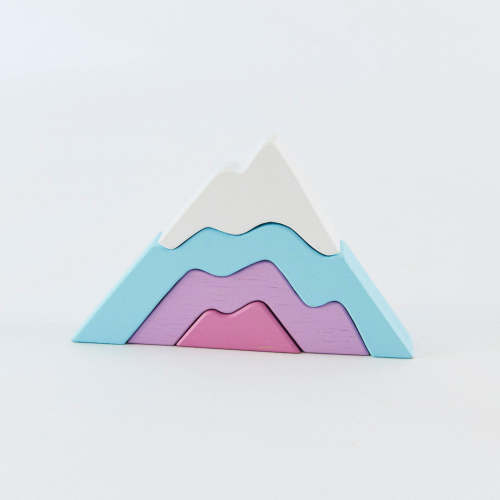 Wooden Snowy Mountain – Sarah's Silks