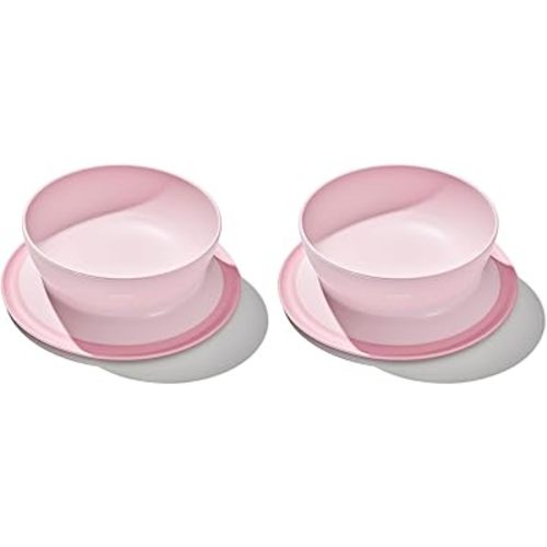 OXO Tot Stick and Stay Suction Bowl - Blossom (Pack of 2)