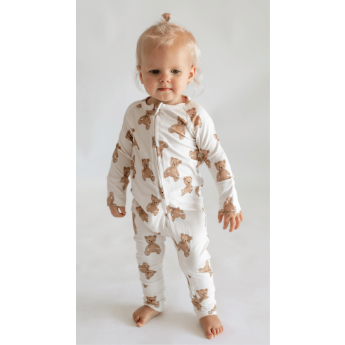 Infant Romper in Bears – Silks
