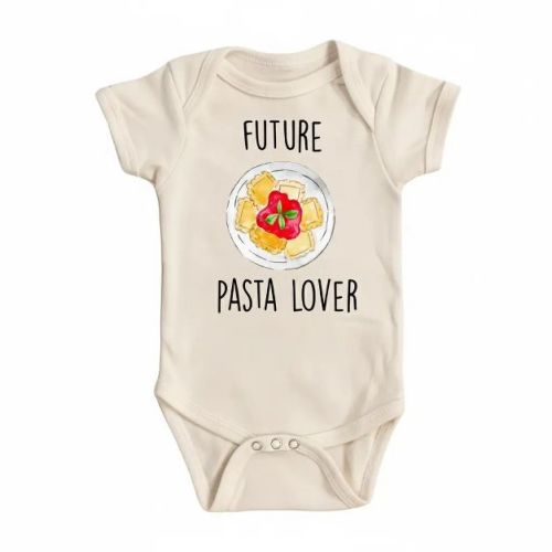 Italian Pasta Newborn Baby Onesie® Bodysuit GS1