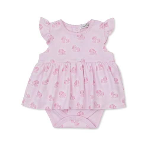 Puppy Family Pink Bodysuit Dress