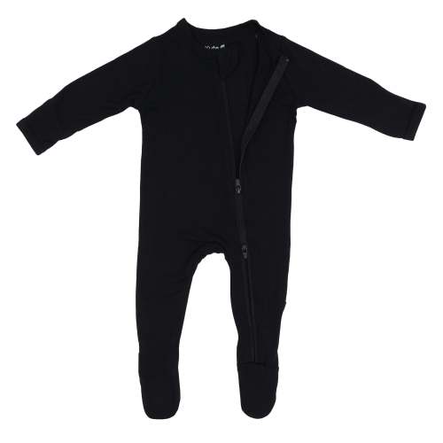 Zippered Footie in Midnight | Baby Pajamas