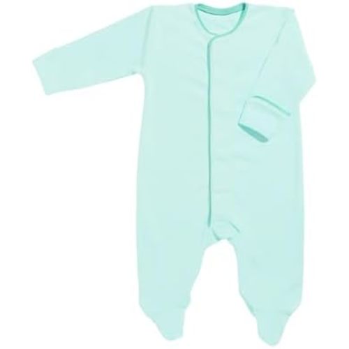 Magnetic Baby Footie – Pima Cotton One-Piece Onesie, Silicone-Sealed Closures, Unisex NB-12M