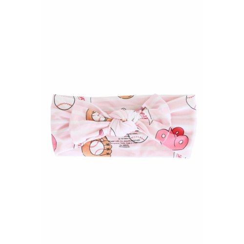 Ballpark Babes Knit Large Bow Headwrap