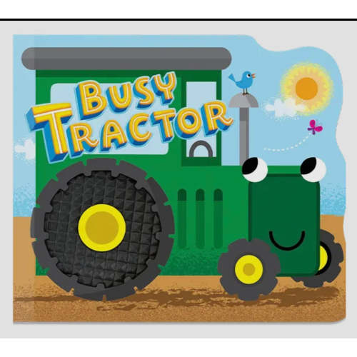 Busy tractor kids book