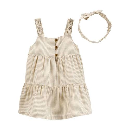 Baby Girl Carter's Striped Cotton Dress