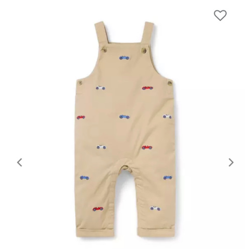 Baby Classic Khaki Racecar Baby Race Car Overall by Janie and Jack