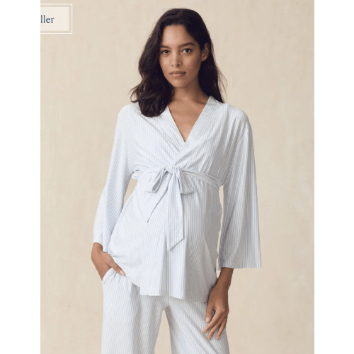 LAKE | Women | DreamModal™ Pajamas | Fog Maternity Kimono Bundle