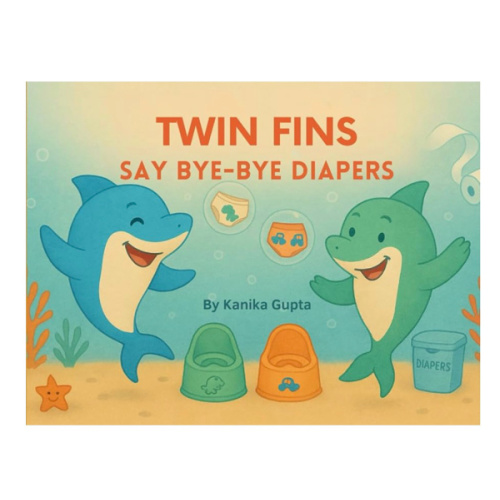 Twin Fins Say Bye-Bye Diapers: A joyful potty training adventure for twin toddlers under the sea