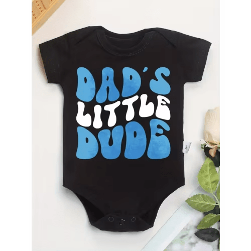baby bodysuit dads print unisex infant onesie - Temu