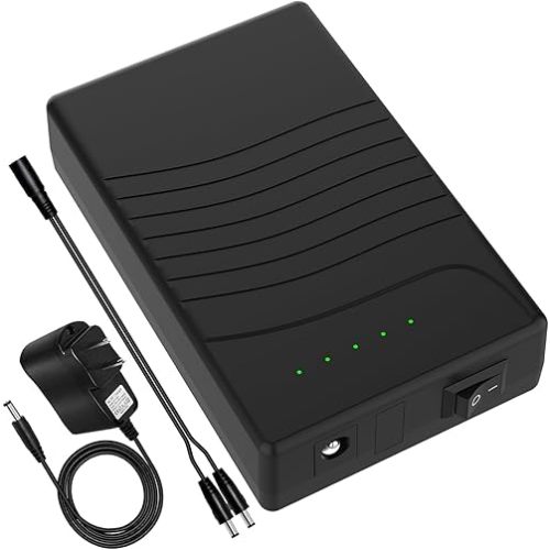 TalentCell 12V Power Bank, Rechargeable 12V 3000mAh DC Output Lithium ion Battery Pack with Charger for LED Strip/Light/Panel/Amplifier and CCTV Camera, Compatible with Spectra Pump/Telescope