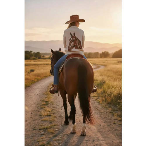 Tiny Trotter Horse Toddler Sweater - Bridle Up Hope Shop
