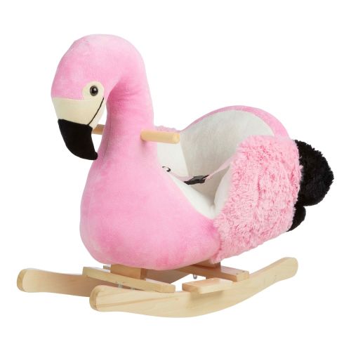Happy Trails Plush Flamingo Ride-On