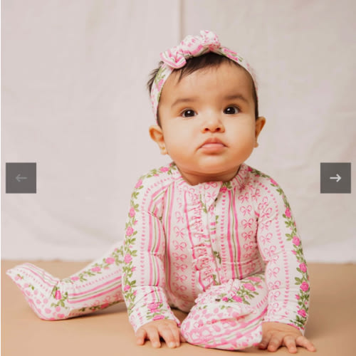 Bowquet of Roses Convertible Ruffle Romper