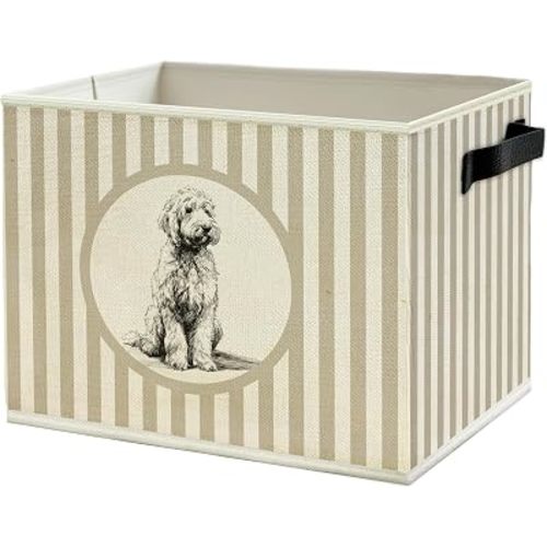 Goldendoodle Gifts Storage Bin Basket with Handles