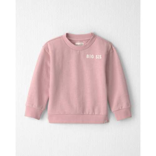 Toddler Girl Organic Cotton Big Sis Pullover - Little Planet | Carter's