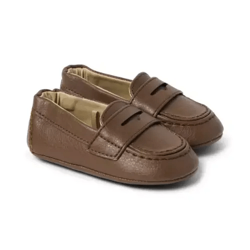 Baby Light Brown Baby Wingtip Sneaker by Janie and Jack