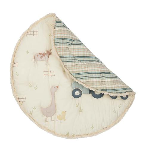 Charlie Farmhouse Cotton Quilted Baby Play Mat