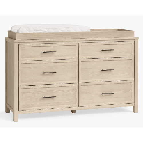 Camden 6-Drawer Dresser & Topper Set (56w x 19d")