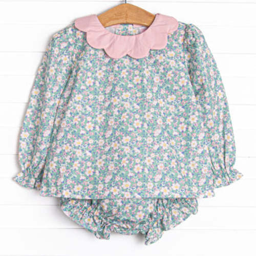 Gardenia Garden Diaper Set, Green – Stitchy Fish