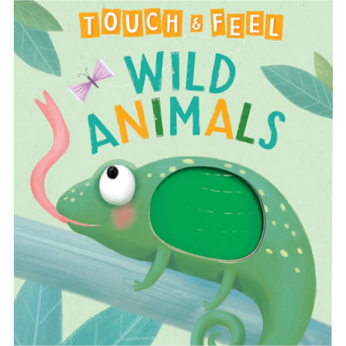 Wild Animals: A Touch and Feel Book - Children's Board Book - Educational