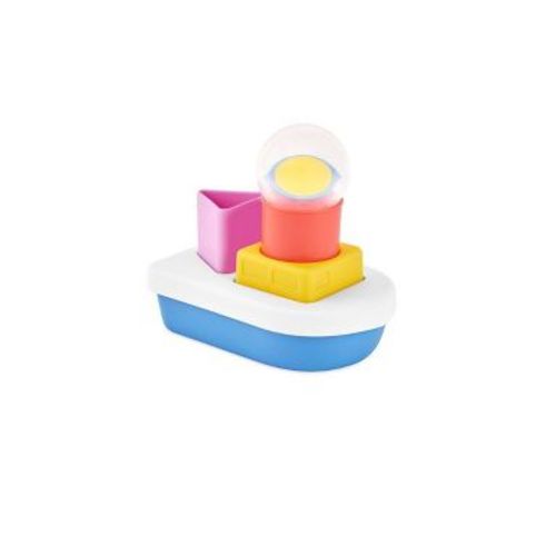 Skip Hop STEM Baby Bath Toys, 6m+ - Boat & Bubbles 6pc