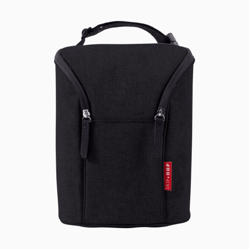 Skip Hop Grab & Go Double Bottle Bag - Black