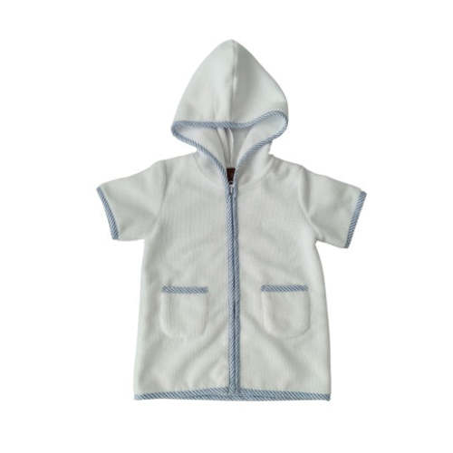 Blue Stripe Boys Terry Cover up