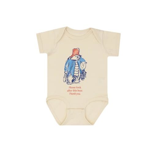 Out of Print Paddington Bear Baby Bodysuit - Please Take Care Officially Licensed Baby/Toddler Onesie