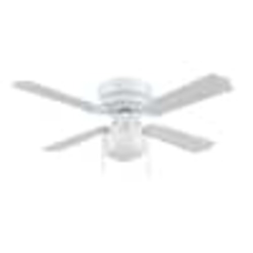 The Home Depot 42 in. Indoor Hugger Mount Torrey Ceiling Fan, 4 Blades, White 32156