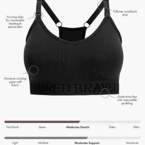 Kindred Bravely Sublime Support Low Impact Nursing & Maternity Sports Bra