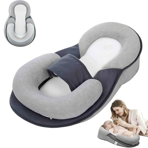 Rest Nest Baby Bed Feeding Nest Baby Bed, Tummy Time Pillow, for Comfortable Play & Feeding Support