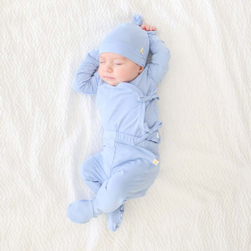 PARZ: Cloud Blue Footie Leggings