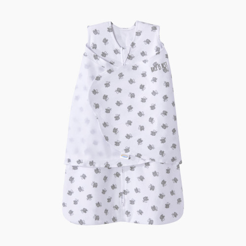 Halo SleepSack Swaddle Cotton - White Lamb Scribble, Newborn