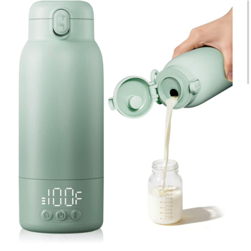 Amazon.com: Portable Bottle Warmer for Travel, Baby Milk Warmer with Fast Heating & Long Battery Life, 17 Ounces Large Capacity Bottle Warmer with Long-Lasting Keep Warm Function (Green)
