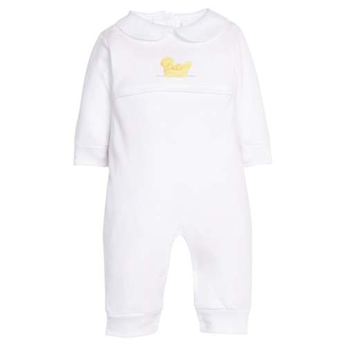 Crochet Playsuit - Duck - 6 months