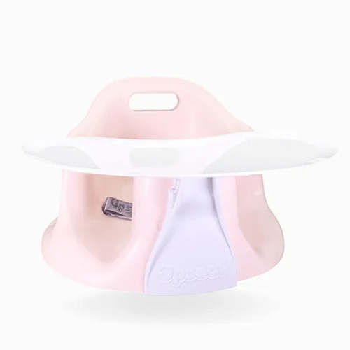Ergonomic Baby Floor and Booster Seat - Pink