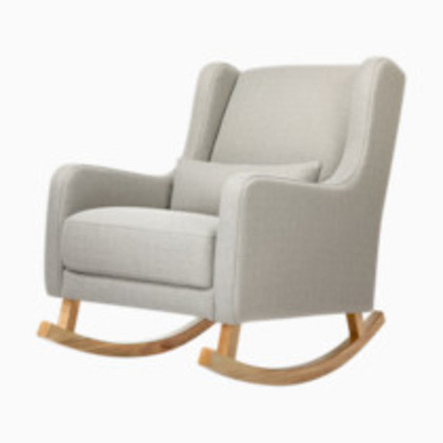 babyletto Kai Rocker Chair - Performance Grey Eco Twill/Light Legs