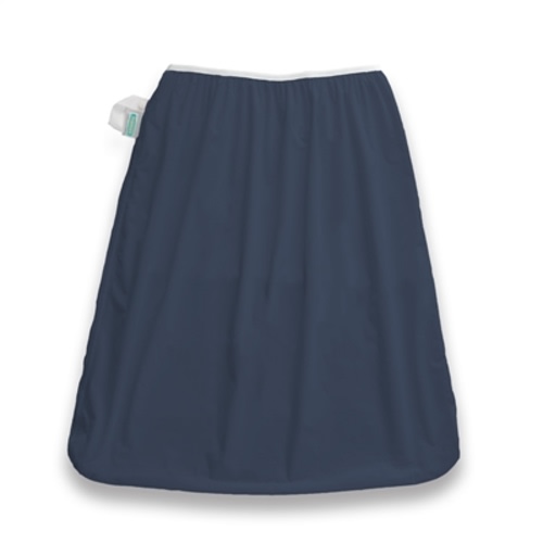 Large waterproof wet bag for cloth diapering - Navy