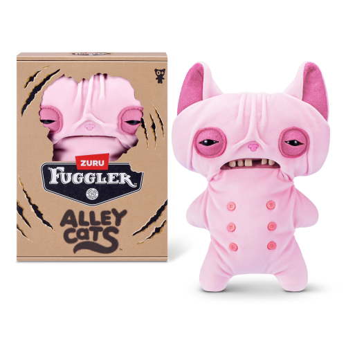 Fuggler Alley Cats 9 inch Wrinkle McStinkles), Funny Ugly Monster Stuffed Animal Toy by ZURU