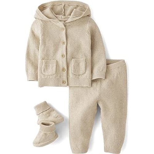 Gymboree unisex-baby Sweater Long Sleeve Top Pants and Socks 3-piece