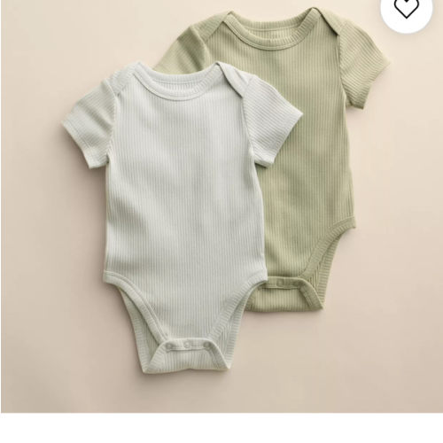 Baby Little Co. By Lauren Conrad 2-Pack Short Sleeve Bodysuits