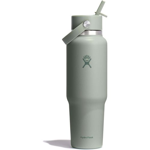 Hydro Flask 40 OZ Wide Flex Straw Travel Bottle Tonal Agave