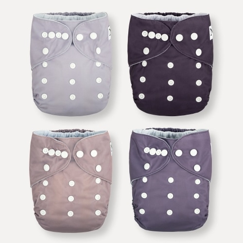 Amethyst-- 4pk pocket diapers
