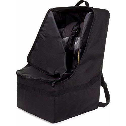 Amazon.com: Zohzo Car Seat Travel Bag - Adjustable Padded Backpack for Car Seats (Black) : Baby