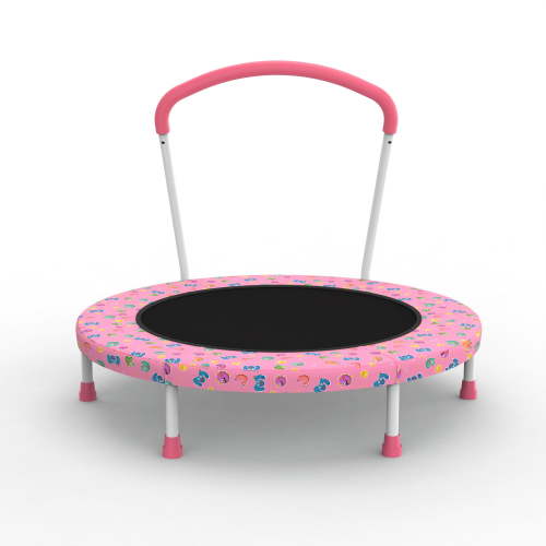 36" Mini Trampoline for Kids Ages 1-6, SHINPT Trampoline for Toddlers for Birthday Gift, 36in Toddler Trampoline Indoor/Outdoor with Handle, Small Trampoline for Yard, Lawn, Garden, Backyard