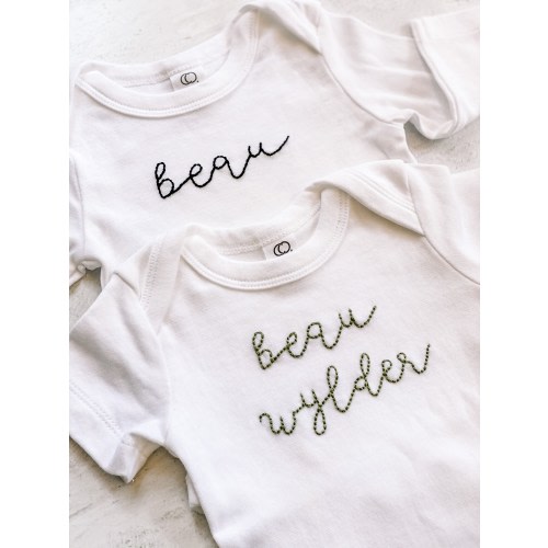 Custom Baby Name Onesie®// Baby Onesie®//Birth Announcement // Baby Gift // Baby Shower // Coming Home Outfit