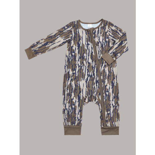 Baby Dark Camouflage Print Zip Sleeper – Cooper's Corner