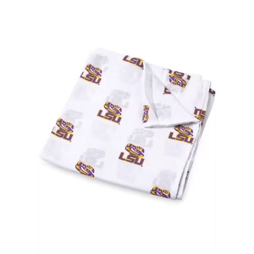 LSU Tigers Muslin Swaddle Baby Blanket