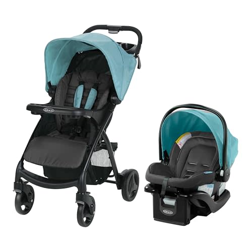 Graco Verb Travel System | Includes Verb Stroller and SnugRide 30 Infant Car Seat, Merrick | Stroller and Carseat Combo